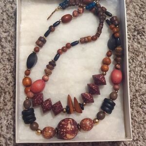 Vintage Lee Sands Coconut Necklace